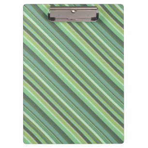 Olive-grüne Diagonalstreifen Klemmbrett
