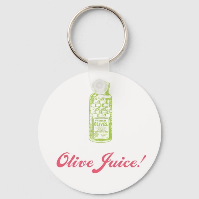 Olive Juice Valentine's Day Keyring Schlüsselanhänger (Vorderseite)