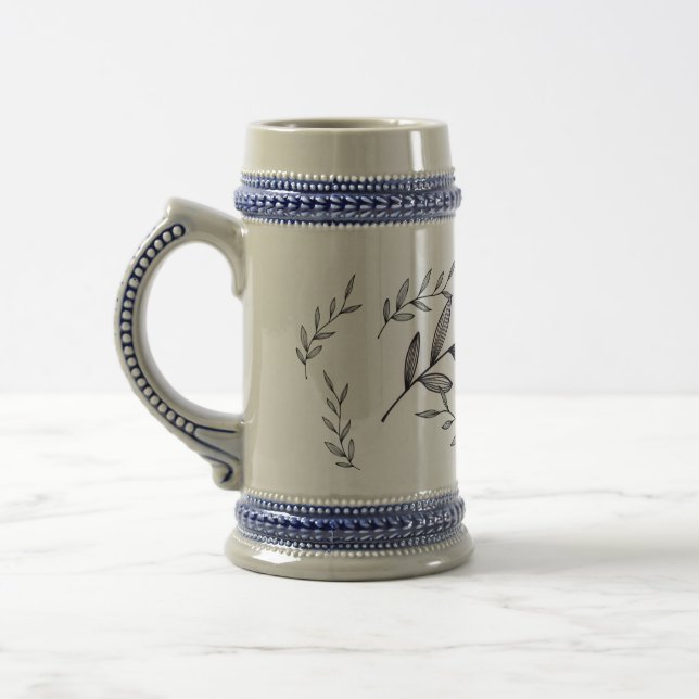 Olive leave mug bierglas (Links)