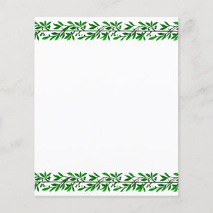 Olive Leaves Flyer Vorlage
