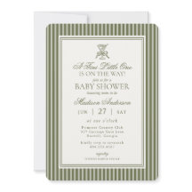 Olive Martini Tini Little One Gestreifte Babyparty