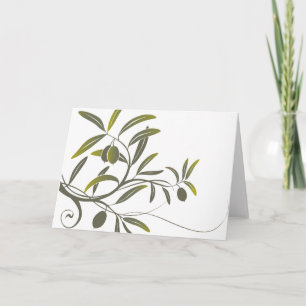 Olive notecard karte