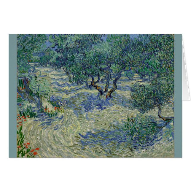 Olive Orchard von Vincent Van Gogh (Vorderseite (Horizontal))