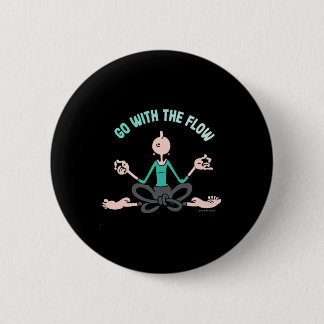 Olive Oyl go With The Flow' Yoga Für den Tag der M Button