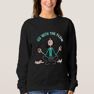 Olive Oyl Go With The Flow Yoga Für den Tag der Me Sweatshirt