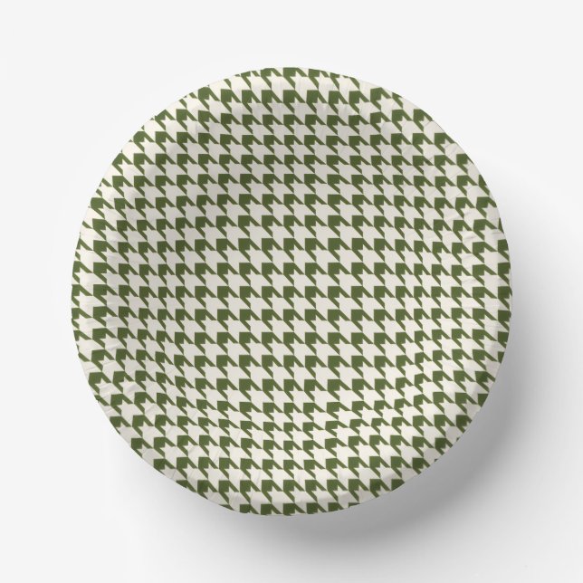 Olive Pappteller (Vorderseite)