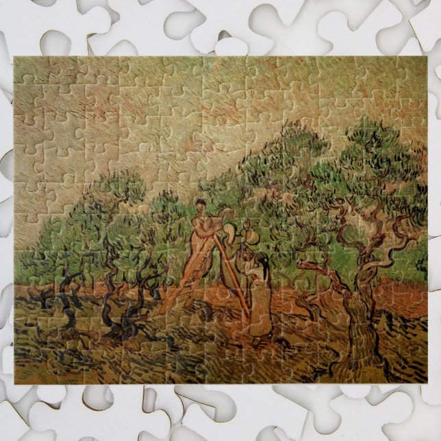 Olive Picking von Vincent van Gogh Puzzle (Von Creator hochgeladen)