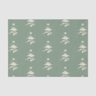 Olive Pistachio Mint Grüner Weihnachtsbaum Seidenpapier