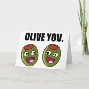 OLIVE PUN FEIERTAGSKARTE