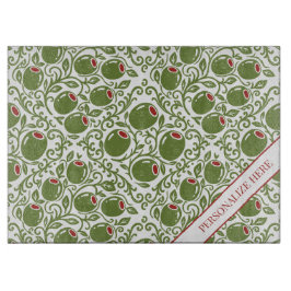 Olive Rustic Farmhouse French Country Recipe Schneidebrett