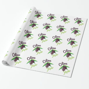 Olive Sie Geschenkpapier
