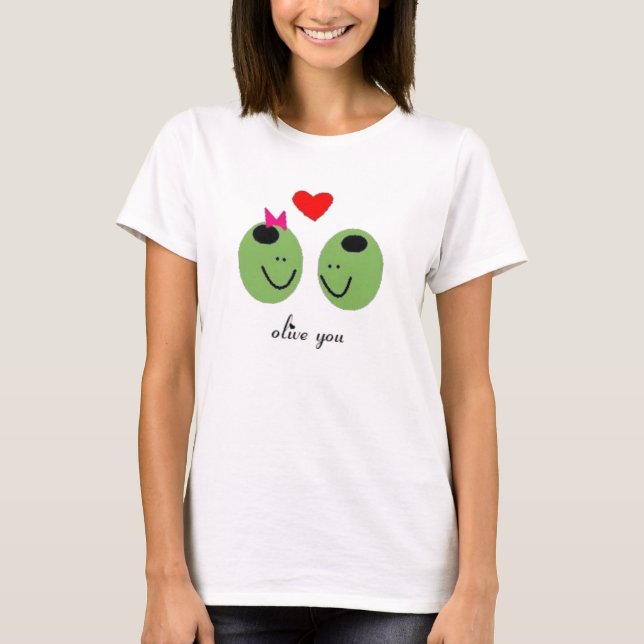 Olive Sie T-Shirt (Vorderseite)