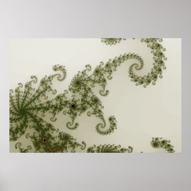 Olive Smoke Poster (Vorne)