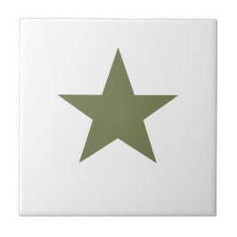 Olive Star Fliese
