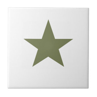 Olive Star Fliese