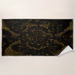 Olive Stected Glass Butterfly Strandtuch