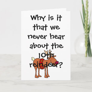 Olive the Reindeer Card Feiertagskarte