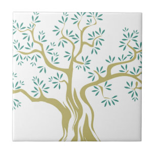 Olive Tree Keramik Tile Kunstbaum Fliese