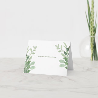 Olive Tree Watercolor Hochzeit