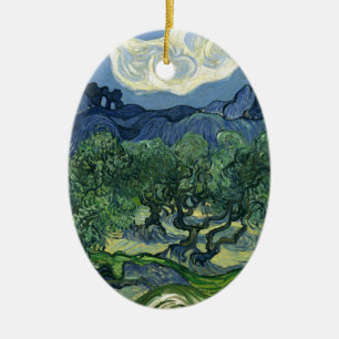 Olive Trees by Van Gogh Keramik Ornament