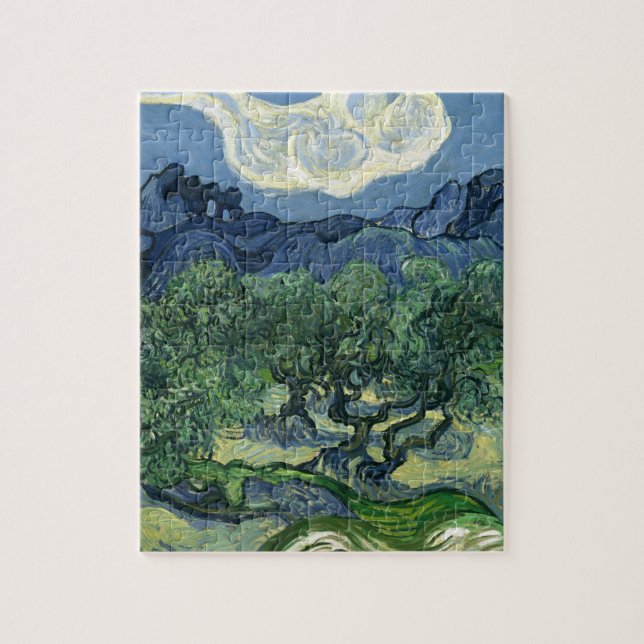 Olive Trees by Van Gogh Puzzle (Vertikal)