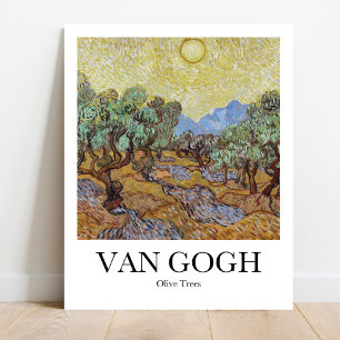 Olive Trees by Vincent van Gogh Poster