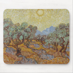 Olive Trees, von van Gogh Mousepad