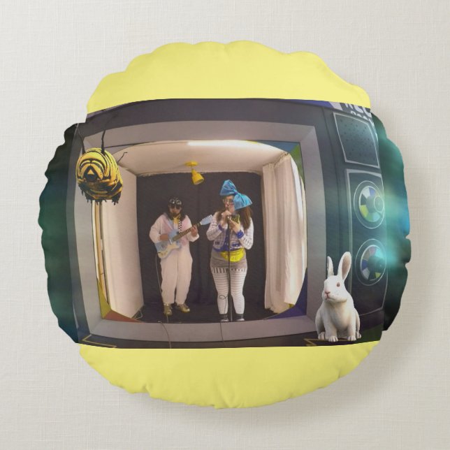 Olive und Dingo auf einem Kissen (Vorderseite)