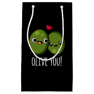 Olive You Funny Olive Pub Dark BG Kleine Geschenktüte