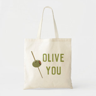 Olive You (I Love You) Tragetasche
