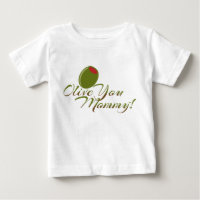 "Olive You Mommy" Niedlicher Baby-Bodysuit