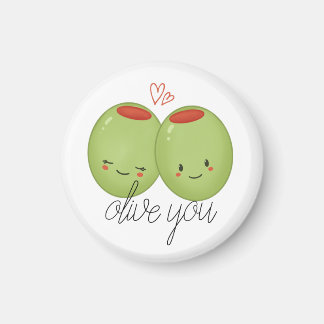 Olive You Niedlich Magnet