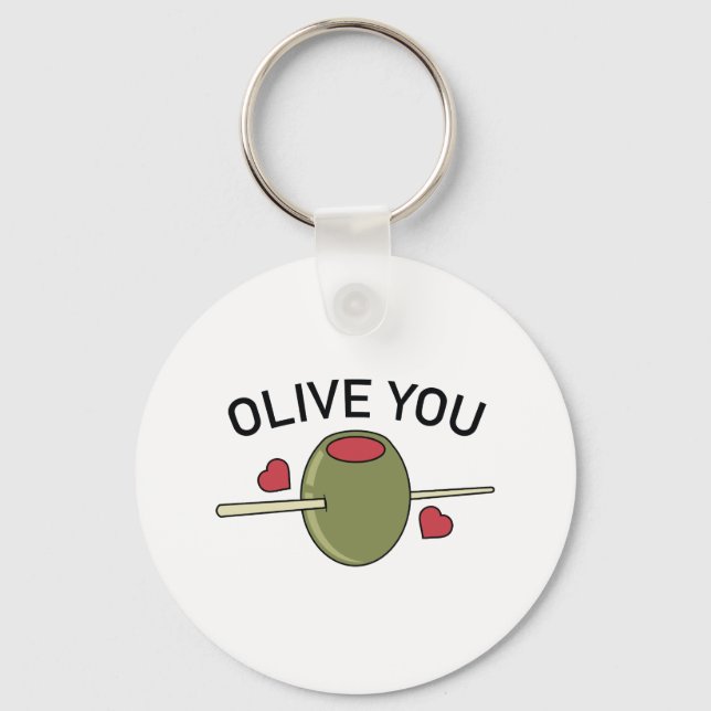 Olive You Schlüsselanhänger (Vorderseite)