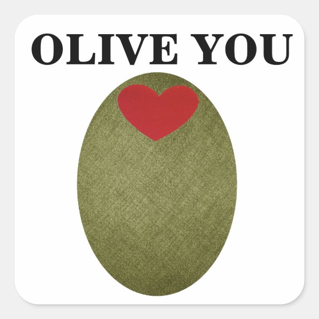 Olive You Stickers (Vorderseite)
