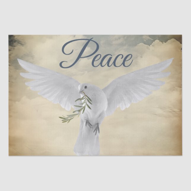 Olive-Zweigstelle Seidenpapier (Vorderseite)