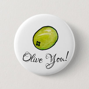 Olivegrün Button