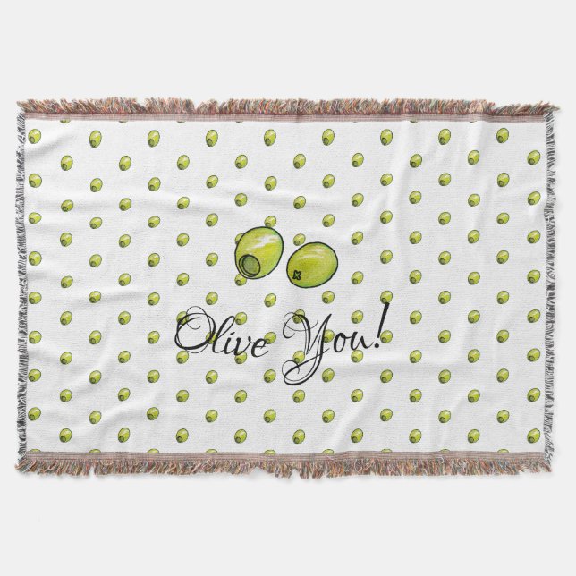 Olivegrün Decke (Vorderseite)