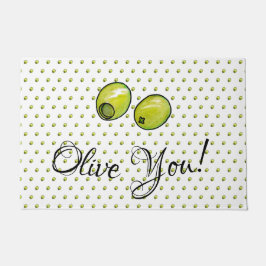 Olivegrün Fußmatte