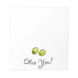 Olivegrün Notizblock