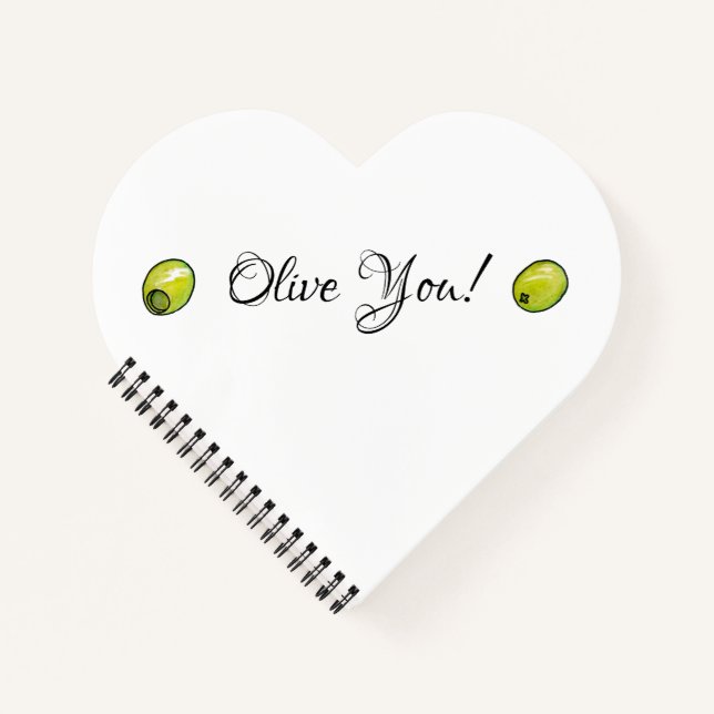 Olivegrün Notizbuch (Vorderseite)