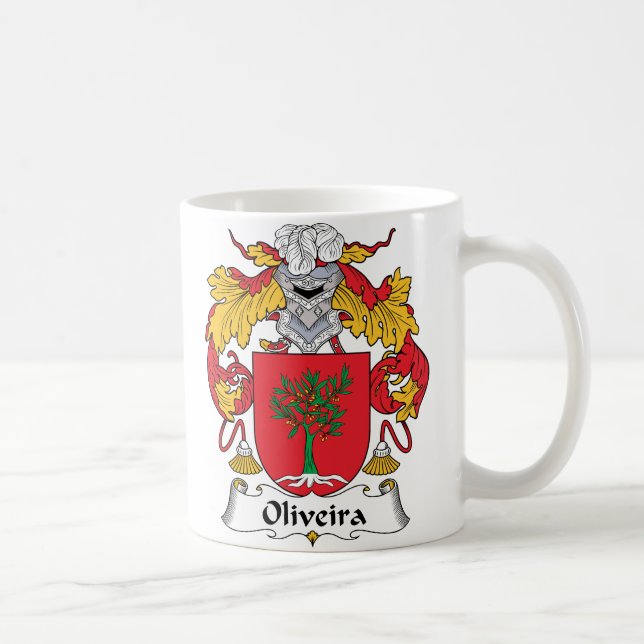 Oliveira Familienwappen Kaffeetasse (Rechts)