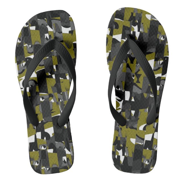 Oliven-Bar Flip Flops (Fußbett)
