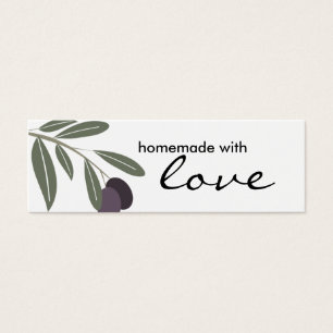 Oliven-Blätter Zweig aus meiner Küche Geschenk Tag