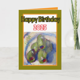 Oliven erweitern Ihr LIfe Happy Birthday Karte