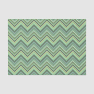Oliven Green Zigzag Seidenpapier