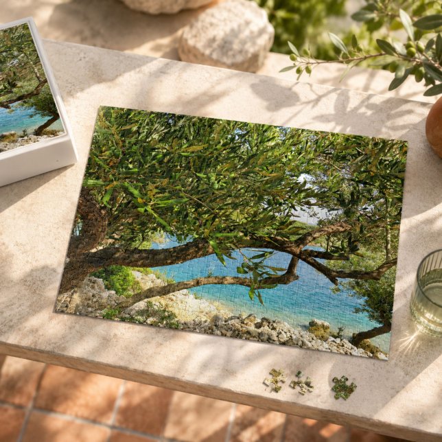 Olivenbaum im Mittelmeer Puzzle (Von Creator hochgeladen)
