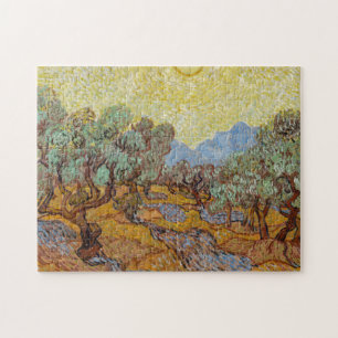 Olivenbäume, 1889 von Vincent van Gogh Puzzle