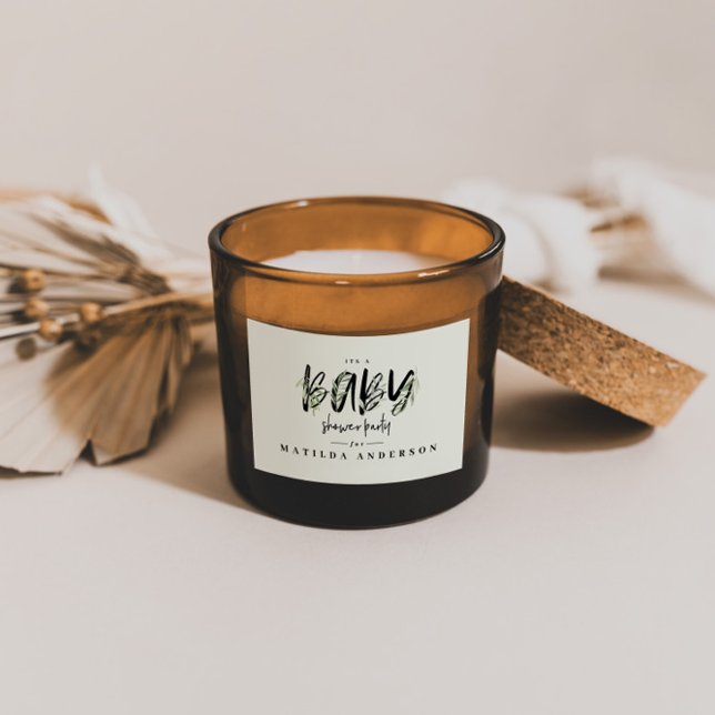 Olivenbäume duftendes Party für Säuglinge Rechteckiger Aufkleber (Von Creator hochgeladen)