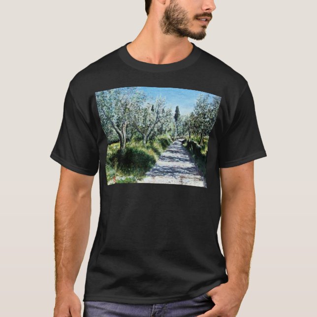 OLIVENBÄUME IN DER Toskana T-Shirt (Vorderseite)