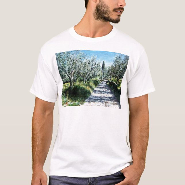 OLIVENBÄUME IN DER Toskana T-Shirt (Vorderseite)